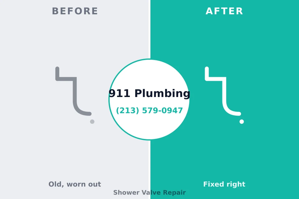 Before and after: plumbing repair Mayville, ND
